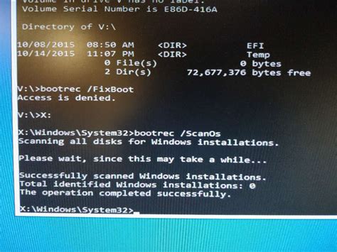 SOLVED Windows 10 cannot boot. No Windows installations found.